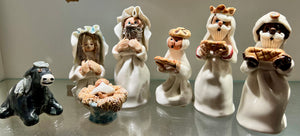 Handmade Irish Porcelain Nativity Set