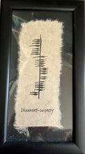 Ogham Print - Framed