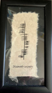 Ogham Print - Framed
